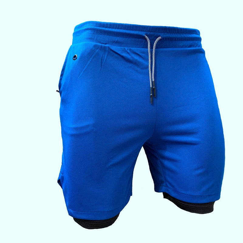 2 in 1 Fitness Training & Running Shorts