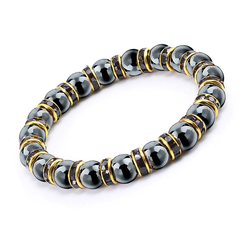 Natural Hematite Beads Bracelet