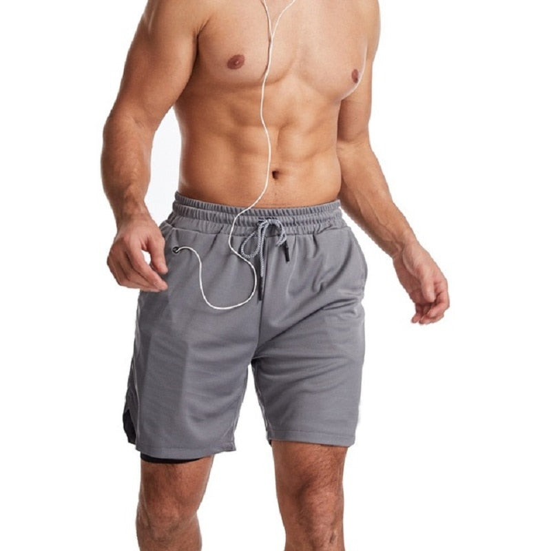 2 in 1 Fitness Training & Running Shorts