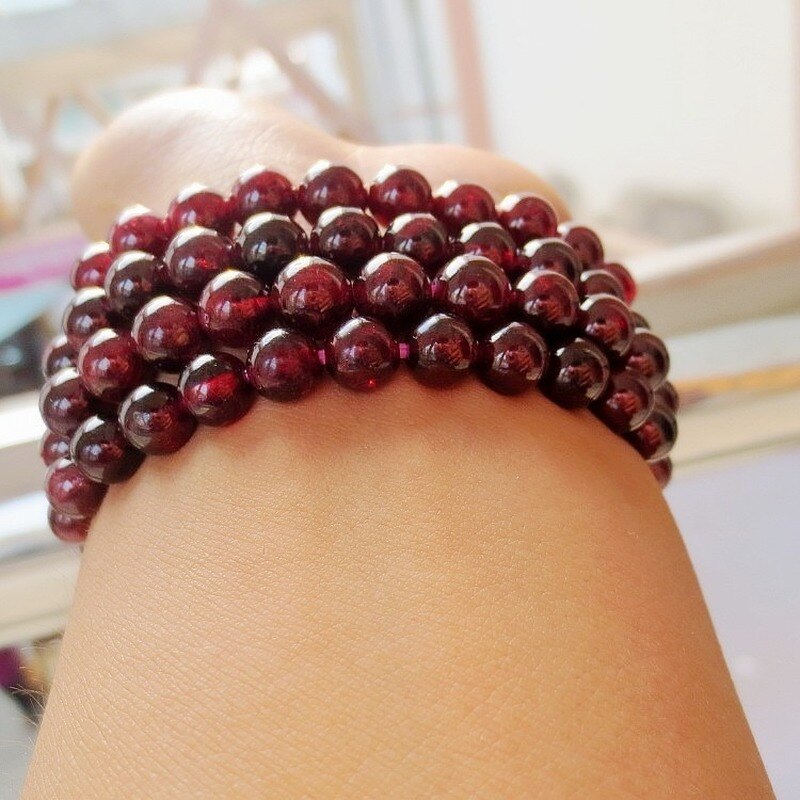 Garnet Crystal Bracelet