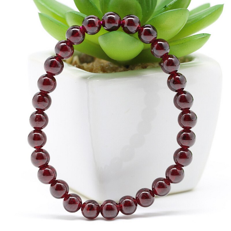 Garnet Crystal Bracelet