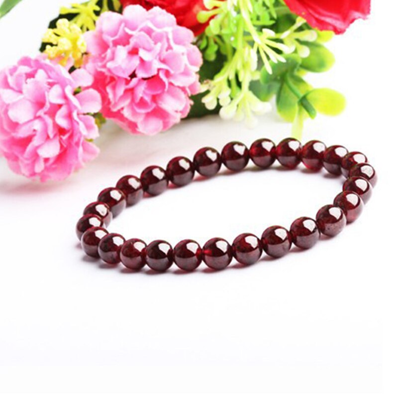 Garnet Crystal Bracelet