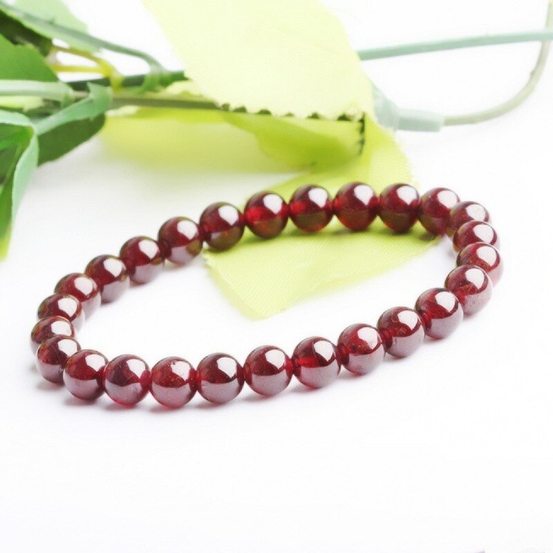 Garnet Crystal Bracelet