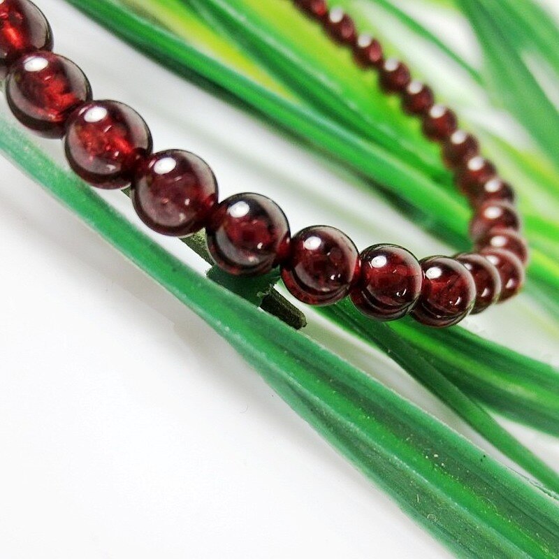 Garnet Crystal Bracelet